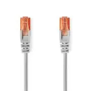 Nedis CCGL85230GY150 - Sieťový kábel CAT6 U/UTP | RJ45 Zástrčka - RJ45 Zástrčka | 15.00 m | Okrúhly | PVC | Šedá