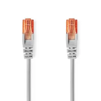 Nedis CCGL85230GY100 - Sieťový Kábel CAT6 | RJ45 Zástrčka | RJ45 Zástrčka | U/UTP | 10,0 m | Okrúhly | PVC | Šedá | Label Nedis CCGL85230GY100 - Sieťový Kábel CAT6 | RJ45 Zástrčka | RJ45 Zástrčka | U/UTP | 10,0 m | Okrúhly | PVC | Šedá | Label