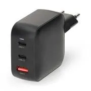 Nedis WCGPD45W100WT- Sieťová Nabíjačka | 45 W | GaN | PD3.0 | Funkcia rýchleho nabíjania | 2 výstupy | 2x USB-C | Biela