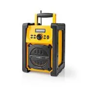 Nedis RDFM1200BK - FM Rádio Prenosné | AM / FM | Napájanie z batérie | Analógový | 1.5 W | IP20 | Čierna