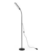 PLATINET stojacia lampa SIGNUS 10W 84 LED 500 lúmenov, čierna, výška 150cm