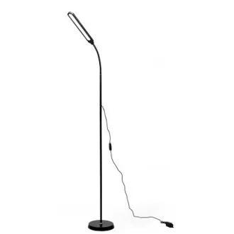 PLATINET stojacia lampa SIGNUS 10W 84 LED 500 lúmenov, čierna, výška 150cm