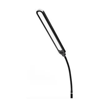 PLATINET stojacia lampa SIGNUS 10W 84 LED 500 lúmenov, čierna, výška 150cm