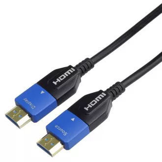 PremiumCord Ultra High Speed HDMI 2.1 optický kábel 8K @ 60Hz 4K @ 120Hz 7m pozlátený