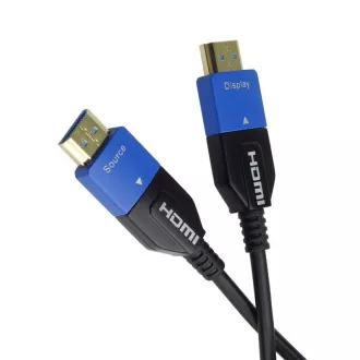 PremiumCord Ultra High Speed HDMI 2.1 optický kábel 8K @ 60Hz 4K @ 120Hz 10m pozlátený