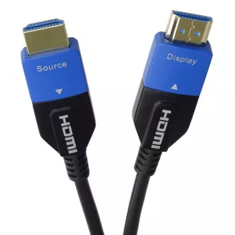 PremiumCord Ultra High Speed HDMI 2.1 optický kábel 8K @ 60Hz 4K @ 120Hz 20m pozlátený