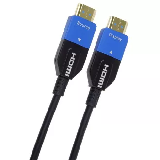 PremiumCord Ultra High Speed HDMI 2.1 optický kábel 8K @ 60Hz 4K @ 120Hz 30m pozlátený
