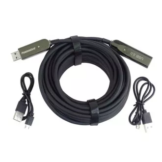 PremiumCord USB3.0 + 2.0 predlžovací optický AOC kábel A/Male - A/Female 7m