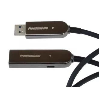 PremiumCord USB3.0 + 2.0 predlžovací optický AOC kábel A/Male - A/Female 7m