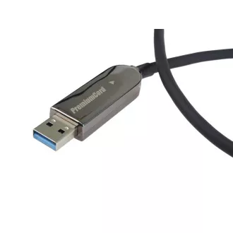 PremiumCord USB3.0 + 2.0 predlžovací optický AOC kábel A/Male - A/Female 7m