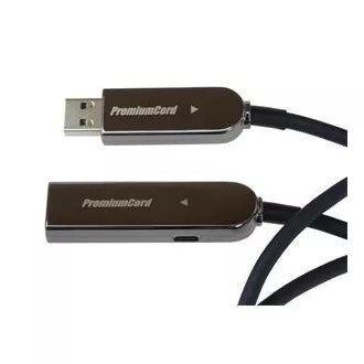 PremiumCord USB3.0 + 2.0 predlžovací optický AOC kábel A/Male - A/Female 7m