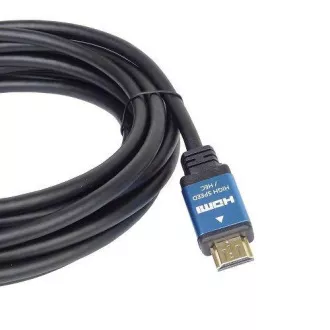 PremiumCord Ultra HDTV 4K@60Hz kábel HDMI 2.0b kovové + pozlátené konektory 0,5m