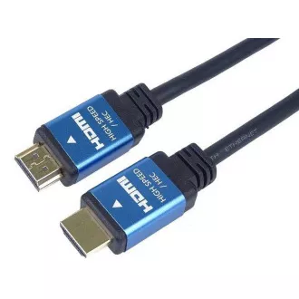 PremiumCord Ultra HDTV 4K@60Hz kábel HDMI 2.0b kovové + pozlátené konektory 0,5m