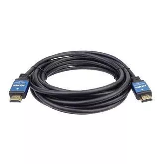 PremiumCord Ultra HDTV 4K@60Hz kábel HDMI 2.0b kovové + pozlátené konektory 0,5m