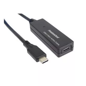 PremiumCord USB-C repeater a predlžovací kábel Male-Female, 5Gbps 5m