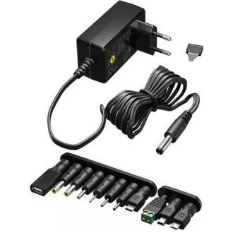 goobay Univerzálny napájací adaptér 230V/3-12V jednosmerný max. 27W 2,25A goobay Univerzálny napájací adaptér 230V/3-12V jednosmerný max. 27W 2,25A