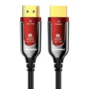 PremiumCord Ultra High Speed HDMI 2.1 optický fiber kábel 8K @ 60Hz, pozlátené 15m