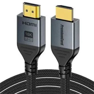 PremiumCord Ultra HD HDMI 2.2 kábel 16K @ 60Hz, 8K @ 240Hz, 4K @ 480Hz pozlátené 2m PremiumCord Ultra HD HDMI 2.2 kábel 16K @ 60Hz, 8K @ 240Hz, 4K @ 480Hz pozlátené 2m