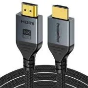 PremiumCord Ultra HD HDMI 2.2 kábel 16K @ 60Hz, 8K @ 240Hz, 4K @ 480Hz pozlátené 5m