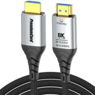 PremiumCord Ultra High Speed HDMI 2.1 optický fiber kábel 8K @ 60Hz, pozlátené 5m PremiumCord Ultra High Speed HDMI 2.1 optický fiber kábel 8K @ 60Hz, pozlátené 5m