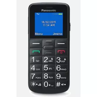 Panasonic KX-TU110EXB mobilný telefón pre seniorov - farebný displej, Dual Sim, microSD, čierny Panasonic KX-TU110EXB mobilný telefón pre seniorov - farebný displej, Dual Sim, microSD, čierny