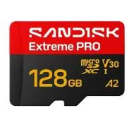 SanDisk Extreme PRO microSD UHS-I 128 GB 250 MB/s(R) / 120 MB/s(W)