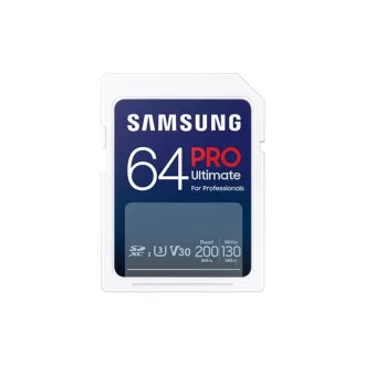 Samsung SDXC PRE ULTIMATE/SDXC/64GB/200MBps/UHS-I U3,V30