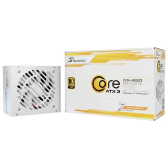 SEASONIC zdroj 850W Core GX-850, ATX 3.1, 80+ Gold, biely