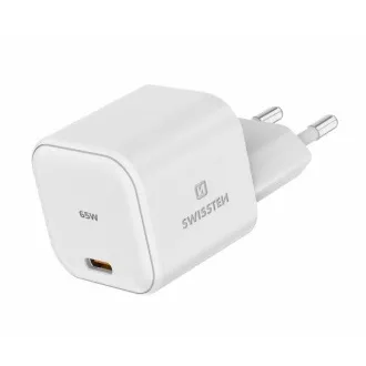SWISSTEN SIEŤOVÝ ADAPTÉR GaN 1x USB-C 65W POWER DELIVERY BIELÝ SWISSTEN SIEŤOVÝ ADAPTÉR GaN 1x USB-C 65W POWER DELIVERY BIELÝ