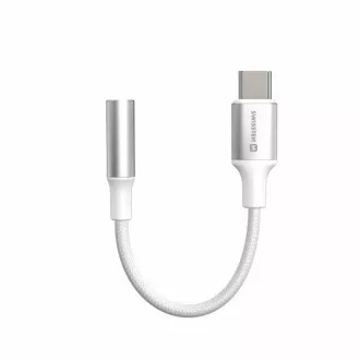 SWISSTEN AUDIO ADAPTÉR TEXTILE USB-C (samec) / 3,5 mm AUX 0,15 M BIELÝ (nahrádza 73501302) SWISSTEN AUDIO ADAPTÉR TEXTILE USB-C (samec) / 3,5 mm AUX 0,15 M BIELÝ (nahrádza 73501302)