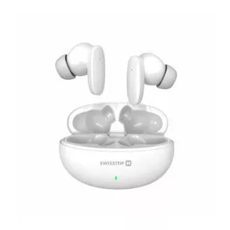 SWISSTEN BLUETOOTH TWS SLÚCHADLÁ SONIC BIELA