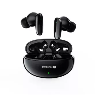 SWISSTEN BLUETOOTH TWS SLÚCHADLÁ SONIC ČIERNA SWISSTEN BLUETOOTH TWS SLÚCHADLÁ SONIC ČIERNA