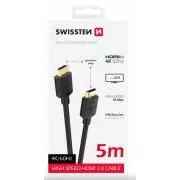 SWISSTEN KÁBEL HDMI NA HDMI 4K 60Hz 5,0 M PVC