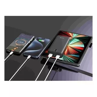SWISSTEN POWER BANK 20000 mAh WORX PRE ČIERNA