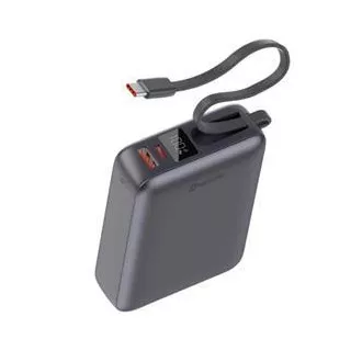 SWISSTEN POWER BANK 20000 mAh 45W S INTEGROVANÝM KÁBLOM USB-C VESMÍRNE STRIEBORNÁ