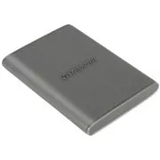 Transcend ESD360C 1TB, USB 20Gbps Type C, Externý SSD disk (3D NAND flash), kompaktné rozmery, sivý