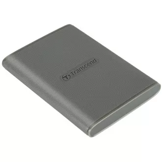 Transcend ESD360C 1TB, USB 20Gbps Type C, Externý SSD disk (3D NAND flash), kompaktné rozmery, sivý