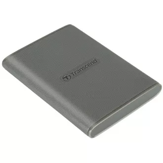 Transcend ESD360C 4TB, USB 20Gbps Type C, Externý SSD disk (3D NAND flash), 2000MB/R, 2000MB/W, sivý