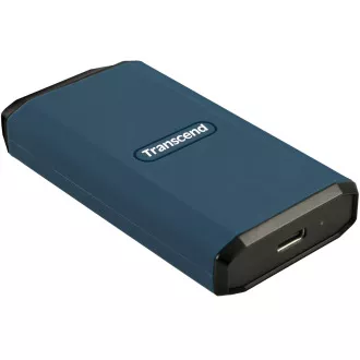 Transcend ESD410C 1TB, USB 20Gbps Type C, Externý odolný SSD disk (3D NAND flash), 2000MB/R, 2000MB/W, modrý
