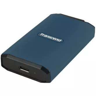 Transcend ESD410C 2TB, USB 20Gbps Type C, Externý odolný SSD disk (3D NAND flash), 2000MB/R, 2000MB/W, modrý
