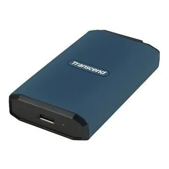 Transcend ESD410C 2TB, USB 20Gbps Type C, Externý odolný SSD disk (3D NAND flash), 2000MB/R, 2000MB/W, modrý