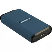 Transcend ESD410C 4TB, USB 20Gbps Type C, Externý odolný SSD disk (3D NAND flash), 2000MB/R, 2000MB/W, modrý