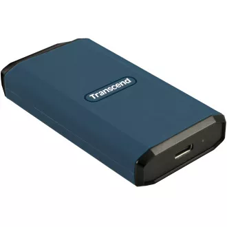 Transcend ESD410C 4TB, USB 20Gbps Type C, Externý odolný SSD disk (3D NAND flash), 2000MB/R, 2000MB/W, modrý