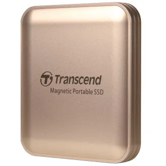 Transcend ESD420C 1TB, USB 20Gbps Type C, Externý odolný SSD disk (3D NAND flash), 2000MB/R, 2000MB/W, Magsafe, zlatý