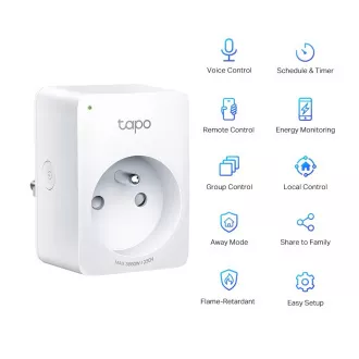 TP-LINK Tapo P110M - Mini múdra Wi-Fi zásuvka s meraním spotreby energie, MATTER
