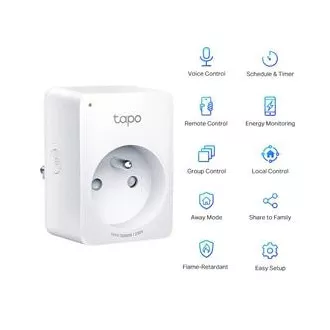 TP-LINK Tapo P110M - Mini múdra Wi-Fi zásuvka s meraním spotreby energie, MATTER