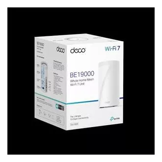 TP-Link Deco BE85(1-pack) BE19000 Trojpásmový systém Mesh WiFi 7, 1x 10GLAN, 2x 2.5GLAN, 1x 10GLAN/SFP+, USB, 2,4/5/6GHz, HomeShiel