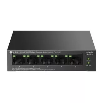 TP-Link LS105LP Switch 1x LAN, 4x LAN s PoE, 41W