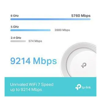 TP-Link Deco BE65(1-pack) BE9300 Trojpásmový systém Mesh WiFi 7 pre celú domácnosť, 4x 2.5GLAN, USB, 2,4/5/6GHz, HomeShi - Rozbalené