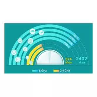 TP-Link Deco X60(1-pack) - AX5400 Meshový Wi-Fi 6 systém pre inteligentné domácnosti - HomeCare - (1-pack)